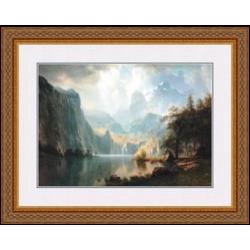"In The Mountains" Albert Bierstadt