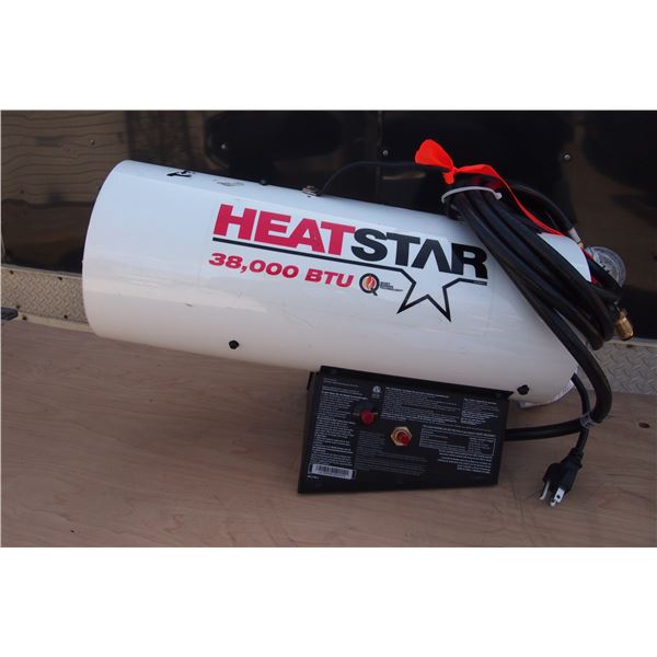 (Lot #'s 38, 39 & 40 are a Group Lot) Heat Star 38,000 BTU Propane Heater, Like New, runs good