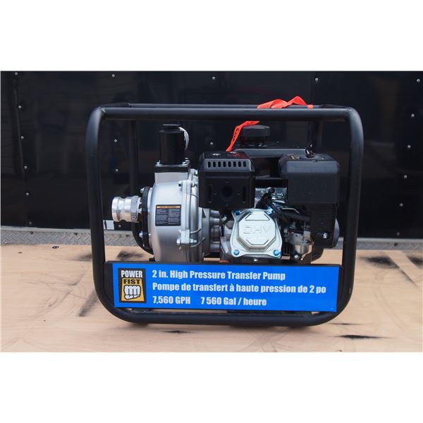 Water Pump 2" High pressure, like new, used very little