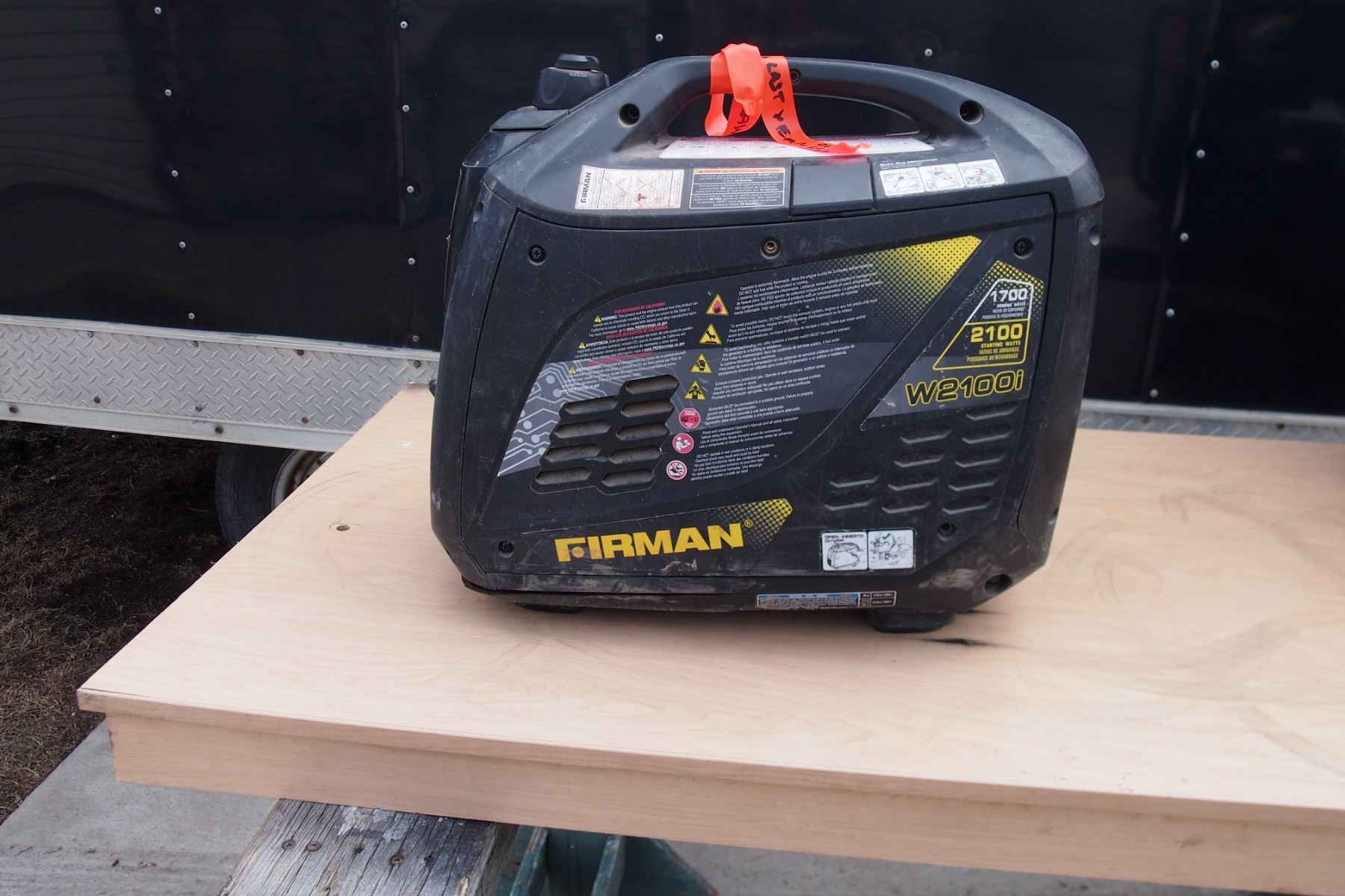 Fireman 2100 watt generator, was running last summer, cant start this ...