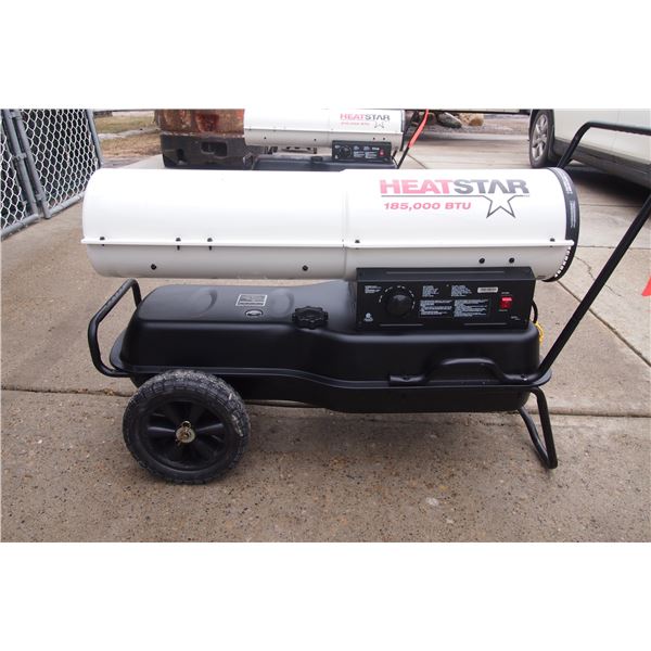 Heatstar 185,000 BTU heater, diesel or kerosene, like new.
