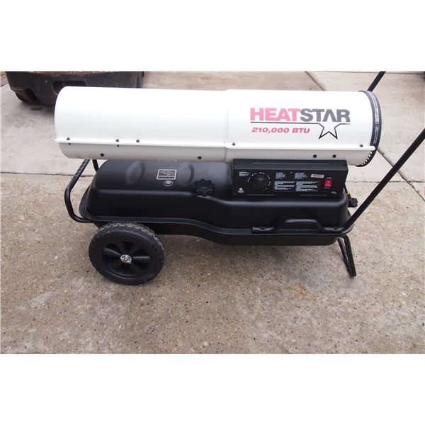 Heatstar 210,000 BTU Heater,  diesel or kerosene, like new.