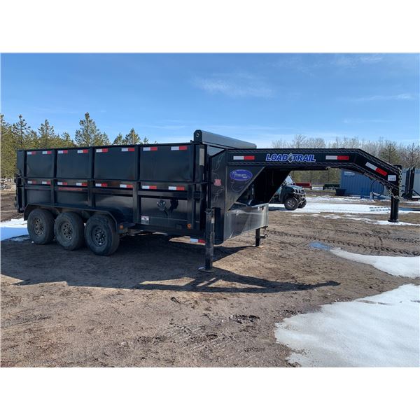 (Lot #'s 331, 332 & 333 are a Group Lot) 2021 Load Trail triple axle dump trailer, 5th wheel, ball h