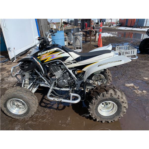 (Lot #'s 338, 339, 340, & 341 are a Group Lot) 2000 Yamaha 660R 2x4, new battery, running, fast unit