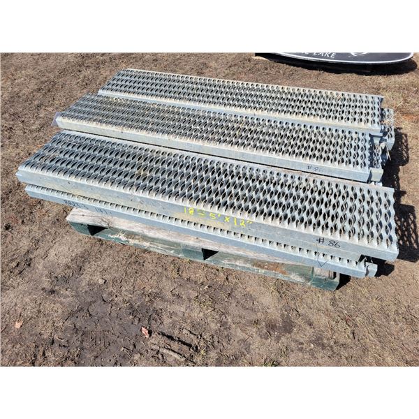 16- 60 inch x 12 inch metal gratings