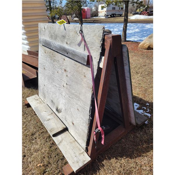 Metal framed angle stand