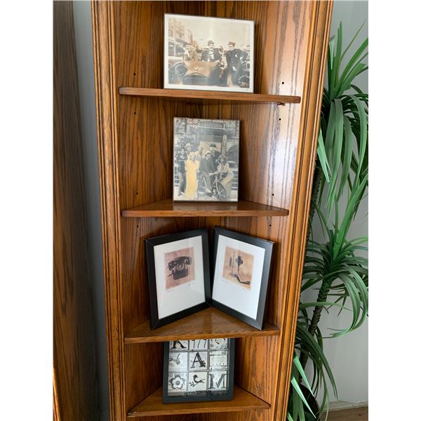 5- Various Pictures- Laurel & Hardy, Crew of Gilligan's Island, antique telephone & oil lamp & pictu