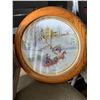 Image 2 : 2- Pictures, one is a Howard miller clock