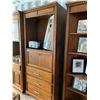 Image 7 : 4 Piece dark oak cabinets (Contents Not Included)