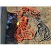 Image 3 : Wood tool box c/w misc. & 4- various ext. cords, some with no ends