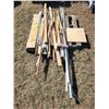 Image 1 : Pallet of misc. edging, pool cue & misc. wood