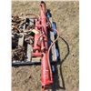 Image 1 : 2- Red hyd rams c/w 1/2-ton chain hoist