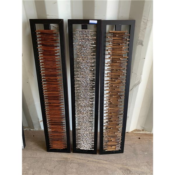 3 Piece decorative branch sticks, 40 inch x 8 inch