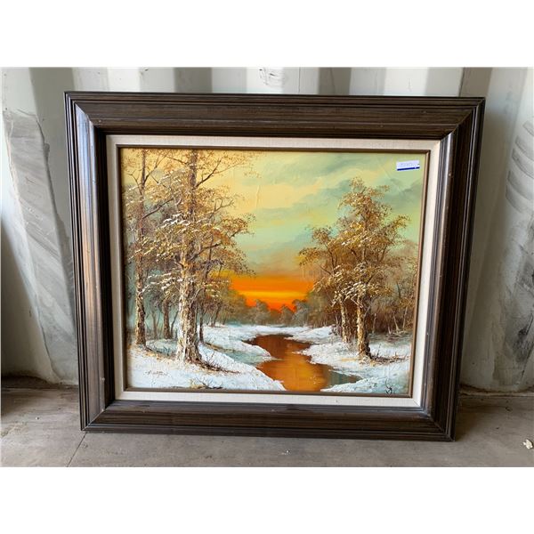Framed painting, 28 inch x 32 inch