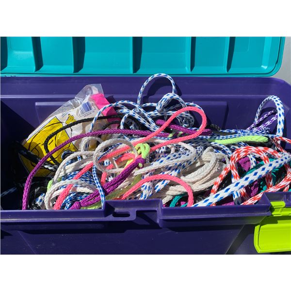 Box of tow ropes