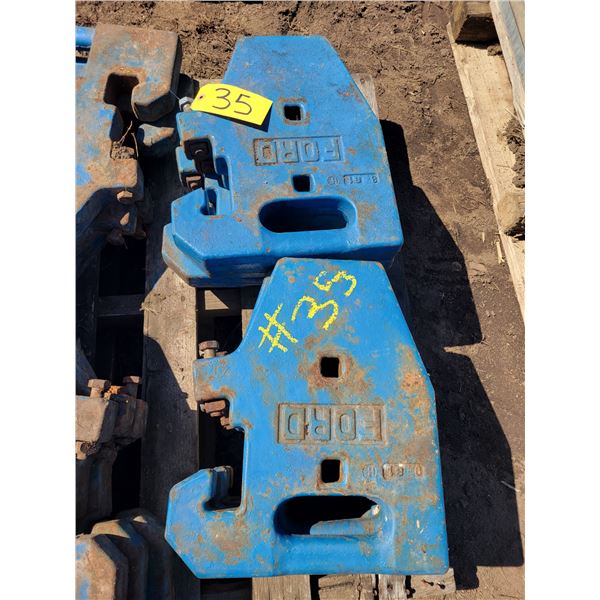 (So much each x 8) 8- Smaller Ford weights