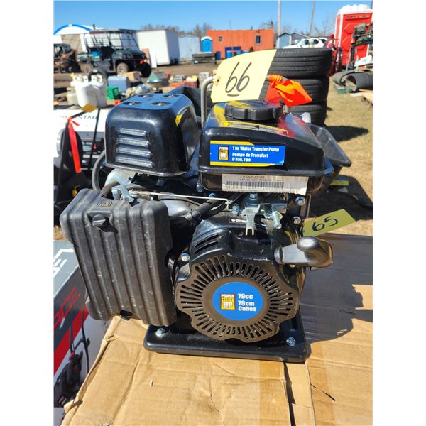 Power Fist 1 1/2 inch gas water pump, working order