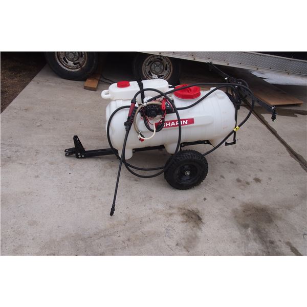 Chapin 12 Volt weed sprayer c/w hand wand, flat tire