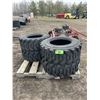 Image 2 : (Lot #'s 108, 109 & 110 are a Group Lot) (So much each x 4) 4- 12-Ply Skidsteer tires, 12x16.5. New.