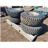 Image 1 : (So much each x 4) 4- Nokia Tires LT 285/70R17s c/w Dodge 8-hole mag wheels