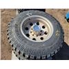 Image 2 : (So much each x 4) 4- Nokia Tires LT 285/70R17s c/w Dodge 8-hole mag wheels