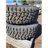 Image 8 : (So much each x 4) 4- Nokia Tires LT 285/70R17s c/w Dodge 8-hole mag wheels