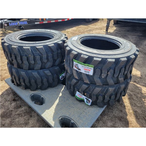 (So much each x 4) 4- Beaver 12-16.5 tires. New.