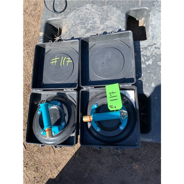 2- Zuos ZA2000 Suction cups.For glass, slate etc.