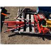Image 6 : Blue tool box c/w misc. tools, small yellow toolbox, commercial elec. Dual lights c/w stand & 50 Hea