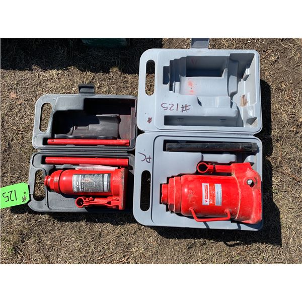 20-ton Capacity Motormaster hyd. Jack & 6-ton Cap Motormaster hyd. Jack