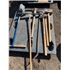 Image 5 : 3- Sledge hammers, crowbar, pick axe, squeegee, post auger, etc.