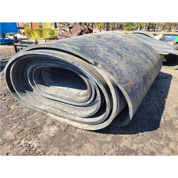 (Lot #'s 186, 187 & 188 are a Group Lot) Approx. 1 1/2 inch thick rubber matting, 85 inch wide by ap
