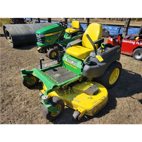 (Lot #'s 191 & 192 are a Group Lot) JD Z665 60 inch riding mower, showing 303 hrs., c/w JD gas engin