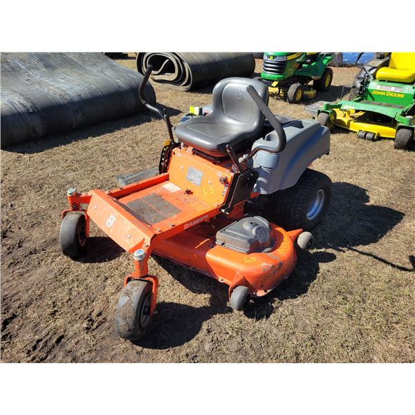(Lot #'s 191 & 192 are a Group Lot) Husqvarna RZ5424 54 inch riding mower, showing 116 hrs., runs go