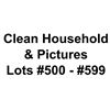 Image 1 : Clean Household & Pictures Lots #500 - #599