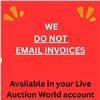 Image 1 : WE DO NOT EMAIL INVOICES
