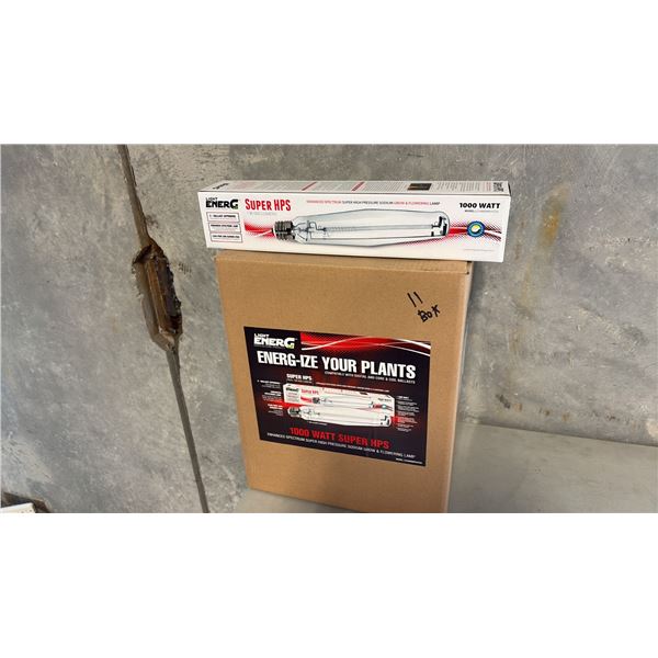 11 BOXES OF LIGHTENERG HORTICULTURAL PRODUCTS MDL:LE1000SHPS_ET25 GROW LIGHT BULBS 12PCS/CARTON