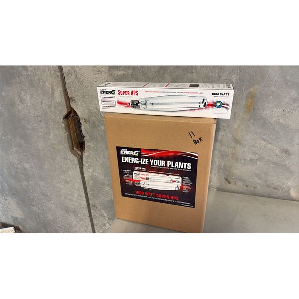 11 BOXES OF LIGHTENERG HORTICULTURAL PRODUCTS MDL:LE1000SHPS_ET25 GROW LIGHT BULBS 12PCS/CARTON