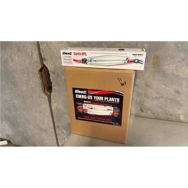 11 BOXES OF LIGHTENERG HORTICULTURAL PRODUCTS MDL:LE1000SHPS_ET25 GROW LIGHT BULBS 12PCS/CARTON