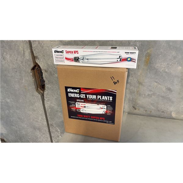 11 BOXES OF LIGHTENERG HORTICULTURAL PRODUCTS MDL:LE1000SHPS_ET25 GROW LIGHT BULBS 12PCS/CARTON