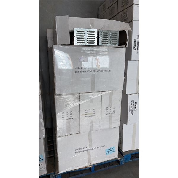 PALLET OF LIGHTENERG ECONO BALLAST ENCLOSURE (PART #344675)