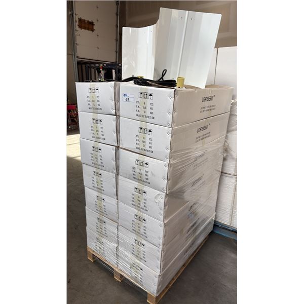 PALLET OF LIGHTENERGY LIGHT WING 10-9 BEND WING REFLECTOR W/ WIRE (344721) APPROX 14 PACKS