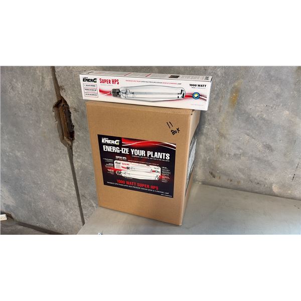11 BOXES OF LIGHTENERG HORTICULTURAL PRODUCTS MDL:LE1000SHPS_ET25 GROW LIGHT BULBS 12PCS/CARTON