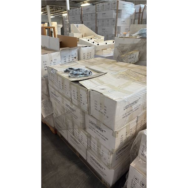 PALLET OF LIGHTENERGY LE 120V MALE POWER CORD W/ BARE WIRE END