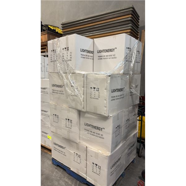PALLET OF LIGHTENERGY CORD AND SOCKET SET ASSEMBLY (342533) APPROX 27 PACKS