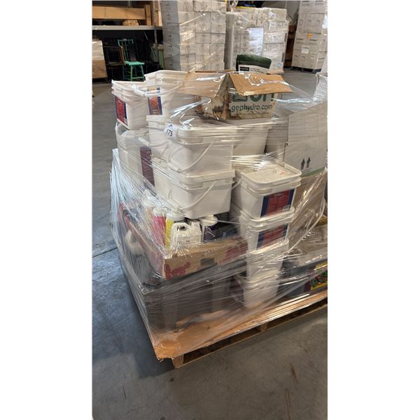 PALLET OF MIX HORTICULTURE LIQUID SUPPLEMENTS INCL GENERAL HYDROPONICS AND MORE