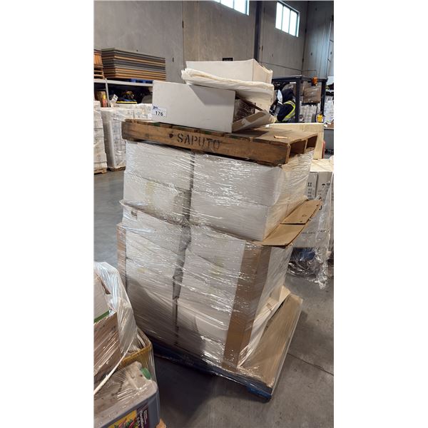 PALLET OF PLASTIC PALLET COVER 30 PACKS