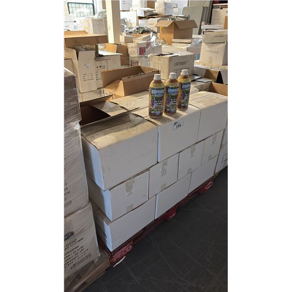PALLET OF MIX HORTICULTURE LIQUID SUPPLEMENTS INCL RAINWORKS AND MORE