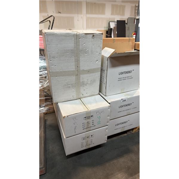 PALLET OF MIXED THERMOFLO DUCT REDUCERS AND MORE