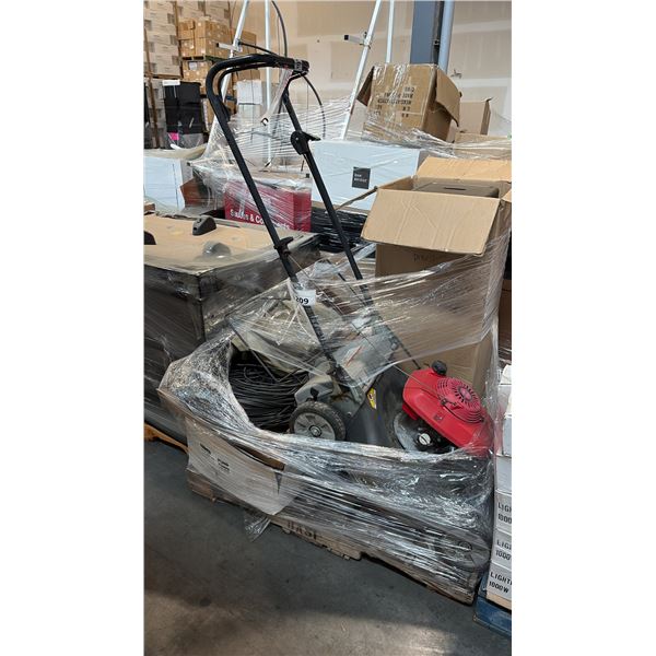 HONDA HRR2162PDC MOWER, METAL STACKABLE STOOLS AND MORE